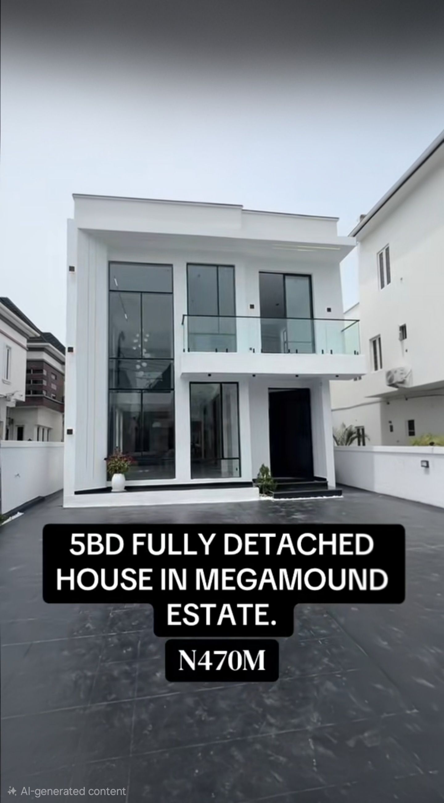 5 BEDROOM FULLY DETACHED DUPLEX  LEKKI COUNTY N470M