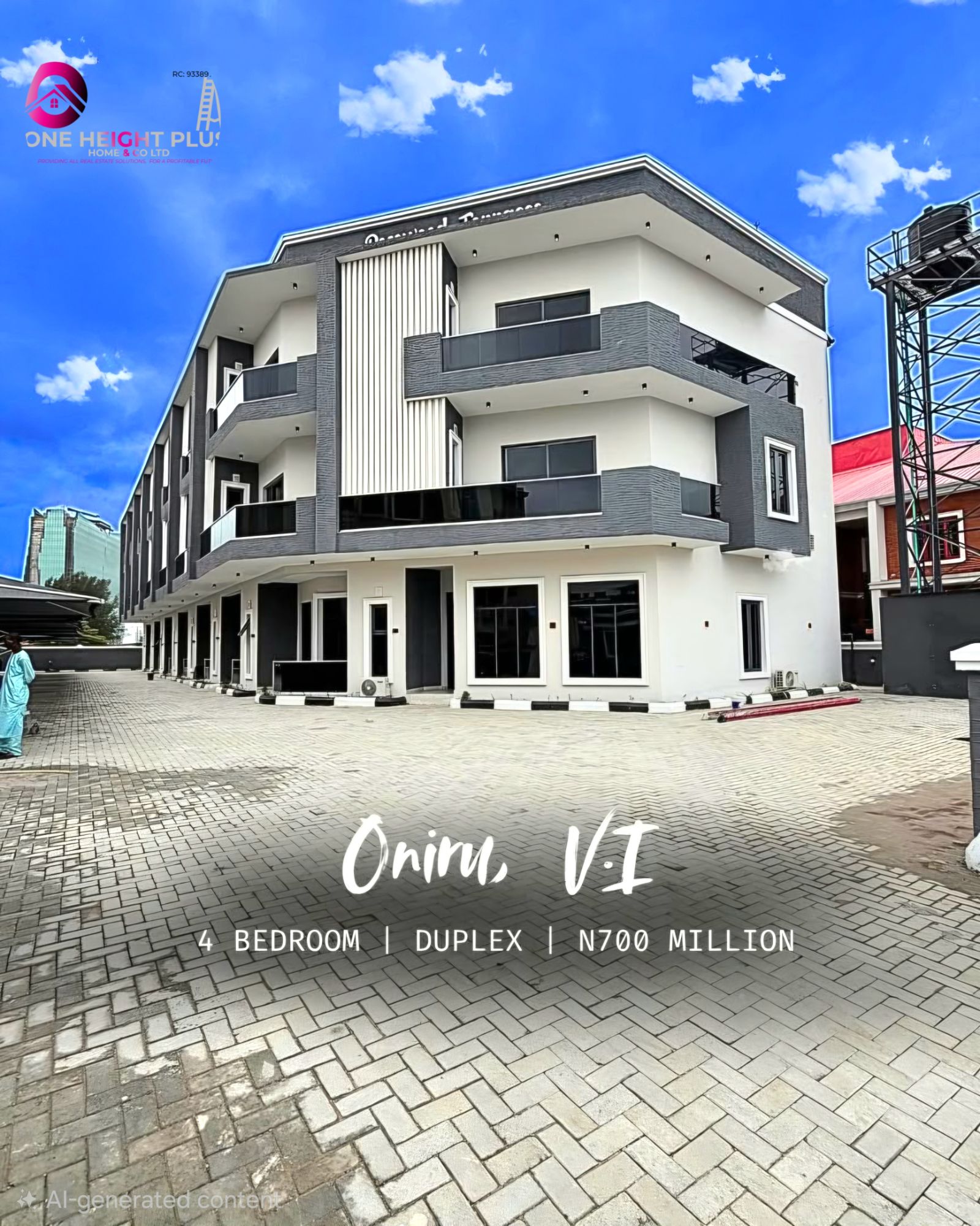 4 BED DUPLEX | ONIRU VICTORIA ISLAND | N700M