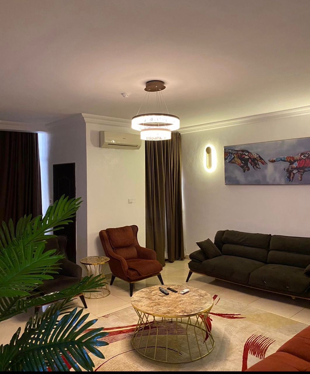 fully finished 3bedrooms flat with 1 room bq 7