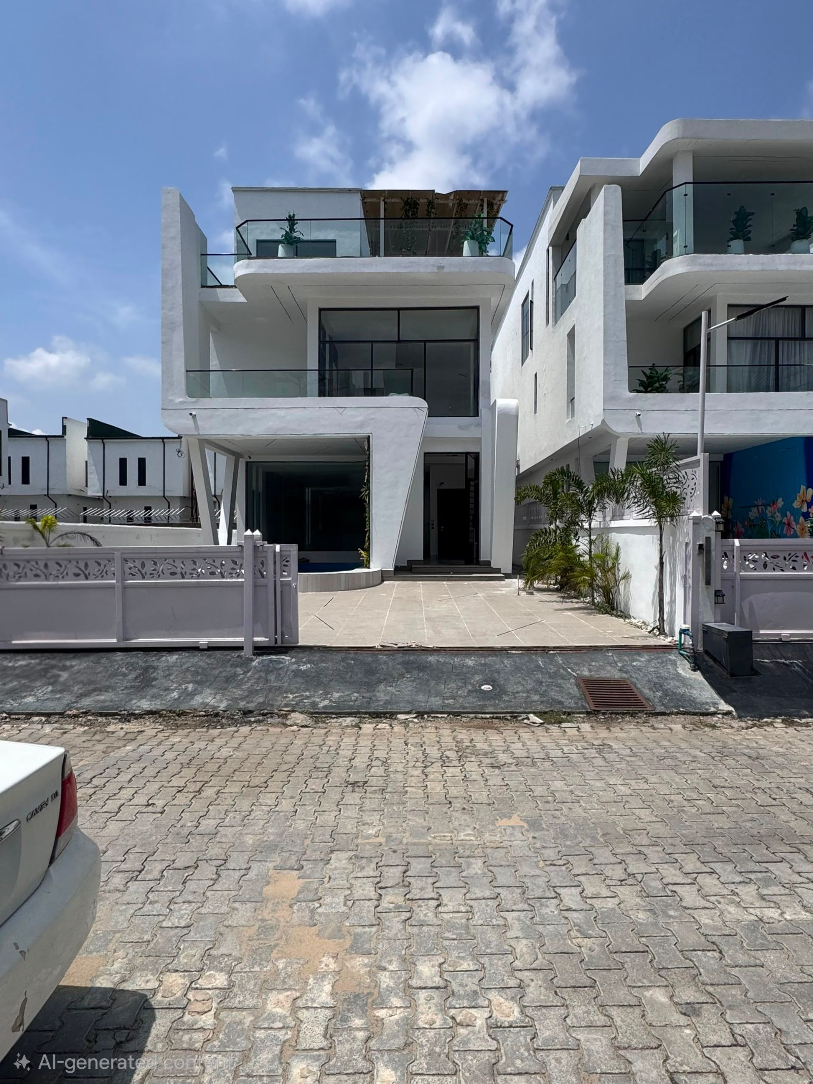 NEWLY BUILT 5BEDROOM FULLY DETACHED DUPLEX / 850m / Chevron, Lagos.