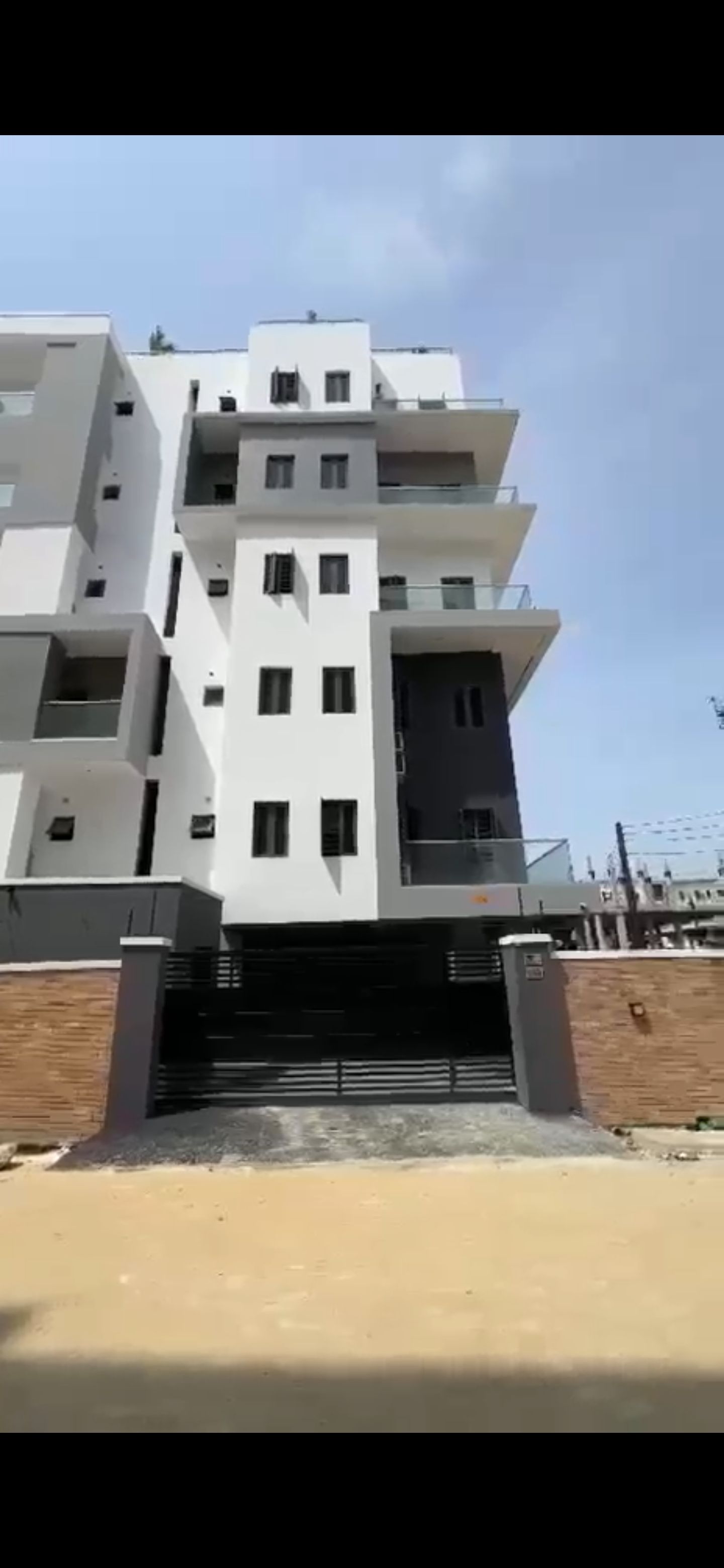 Lekki Phase 1  A 3 bedroom flat + BQ on the 5th floor of a fully serviced 9