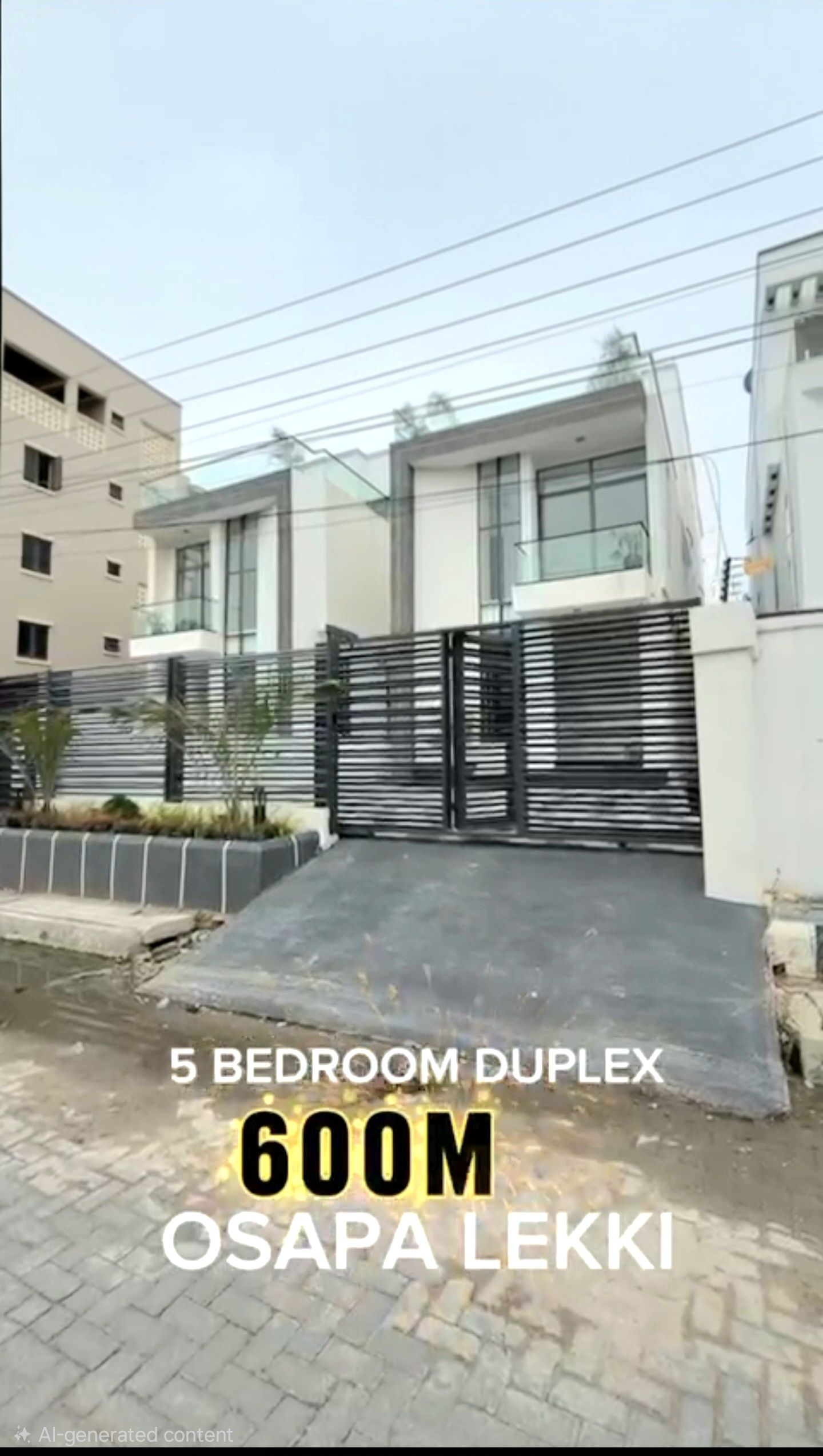 Newly Built 5 Bedroom Fully Detached Duplex with Ba, Swimming pool and Cinema in a Secured Estate